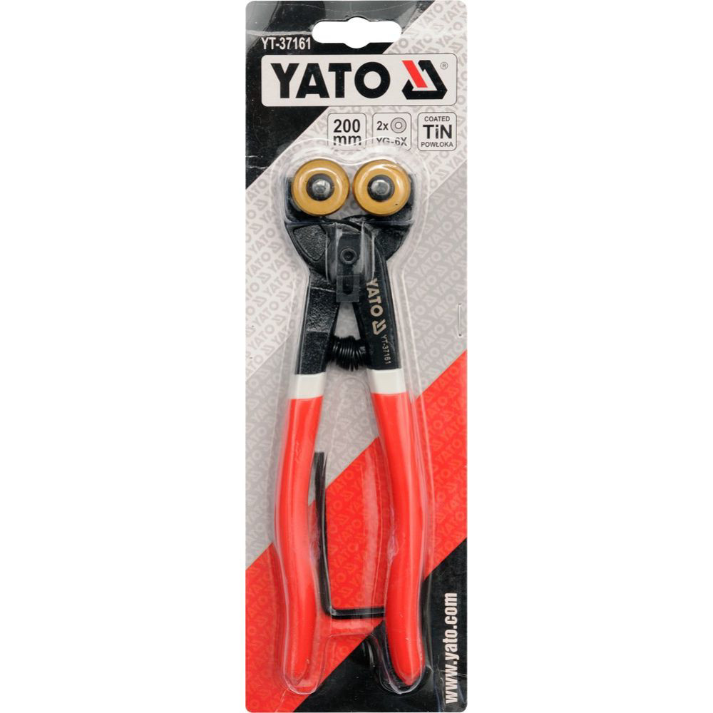 Клещи за рязане на плочки YATO, YT 37161, с ролки, 200 мм Клещи за рязане на плочки YATO, YT 37161, с ролки, 200 мм