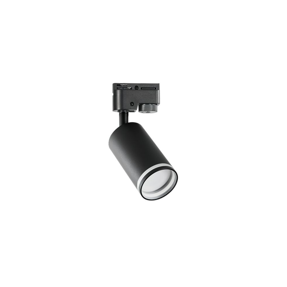 ТЯЛО ЗА РЕЛСОВ МОНТАЖ, ДВУПРОВОДНО, GU10, 220-240V AC, IP20, ЧЕРНО