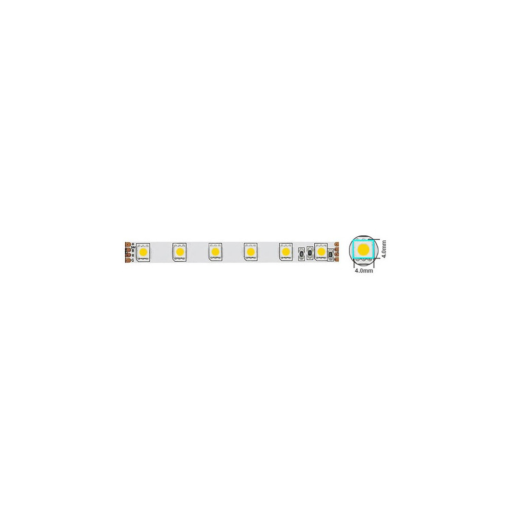 LED ЛЕНТА 4040 60CHIPS/m 14,4W/m 1200Lm ЖЪЛТА 12V IP20 5m ROLL 5540070 VITO