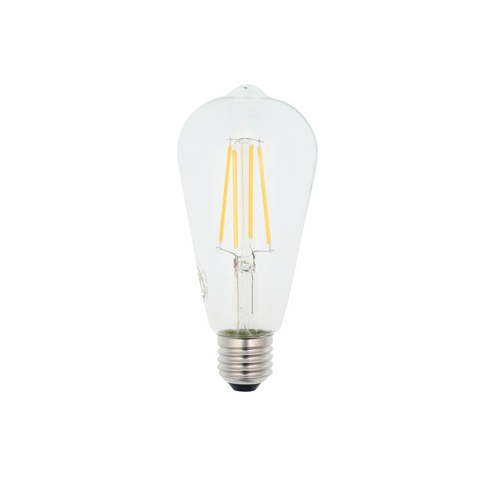 LED ФИЛАМЕНТНА КРУШКА LEDISONE-2-CLEAR ST64 8W 1000Lm E27 2700K (ТОПЛА СВЕТЛИНА) 1514580 VITO