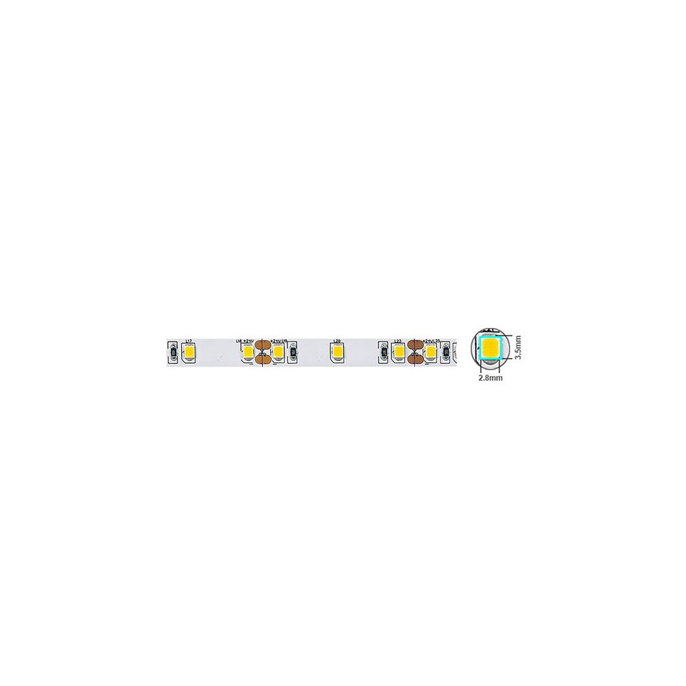 LED ЛЕНТА 2835 60CHIPS/m 3,6W/m 330Lm СИНЯ 12V IP20 5m ROLL 5530180 VITO