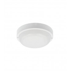 LED ВЪНШЕН ТЕХНИЧЕСКИ ОСВЕТИТЕЛ LUZ-BR 12W 840Lm 4000K (НЕУТРАЛНА СВЕТЛИНА) IP65 Φ170x50mm БЯЛ ЦВЯТ 3401000 VITO