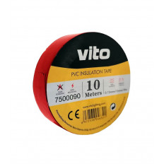 ИЗОЛИРБАНД 10m RED FIRE RETARDANT 7500090 VITO