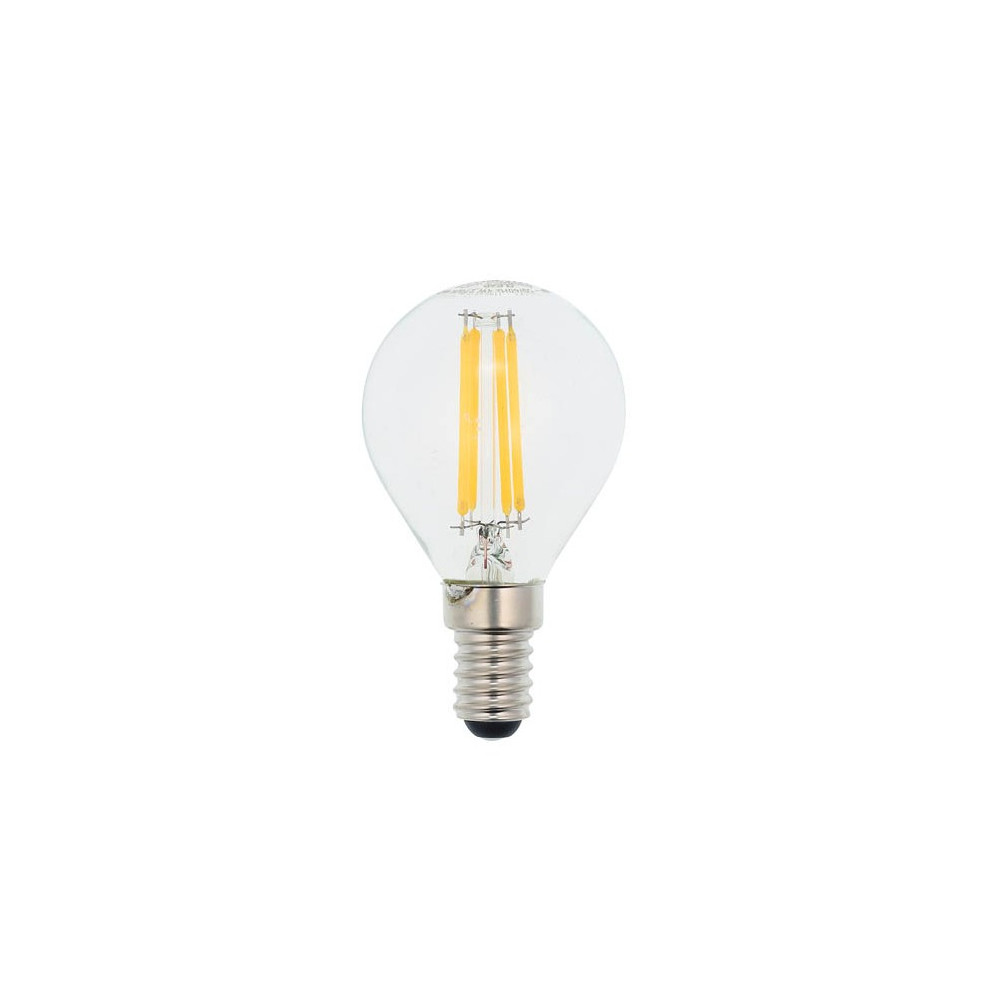 LED ДИМИРУЕМА ФИЛАМЕНТНА КРУШКА LEDISONE-2-CLEAR ТОПЧЕ G45 E14 6W 660Lm  2700K (ТОПЛА СВЕТЛИНА) 1518360 VITO