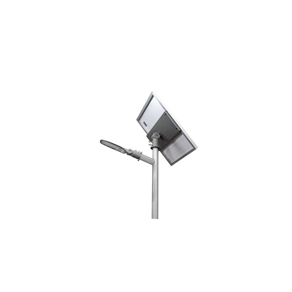 LED УЛИЧНА ЛАМПА СЪС СОЛАРЕН ПАНЕЛ ∅60, 12W, 4000K, 140Х90, SMD2835, IP65