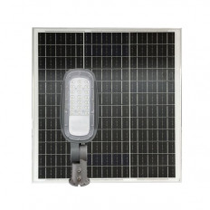 LED УЛИЧНА ЛАМПА СЪС СОЛАРЕН ПАНЕЛ ∅60, 12W, 4000K, 140Х90, SMD2835, IP65