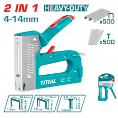 Такер 2в1 TOTAL INDUSTRIAL, Heavy Duty, 4 - 14 мм