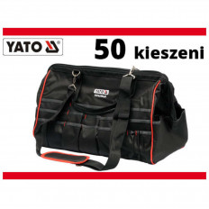 Чанта за инструменти YATO YT 7430, 50 джоба, 49 x 26 x 34 см