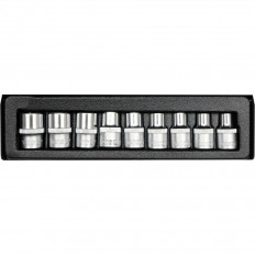 Комплект вложки YATO, 1/2", E10 - E24, 9 части