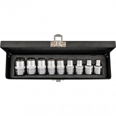 Комплект вложки YATO, 1/2", E10 - E24, 9 части
