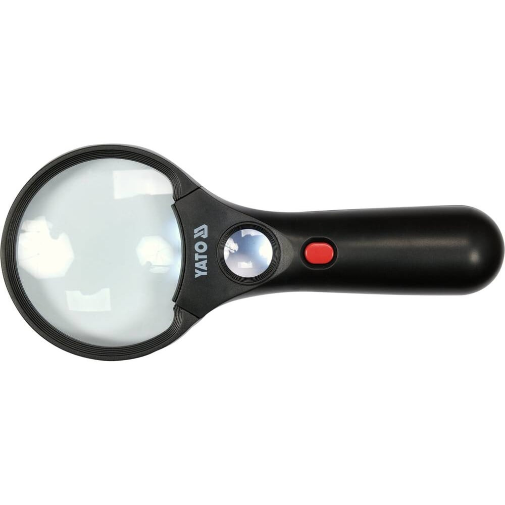 Лупа с LED осветление YATO, 2 лещи, 3X, 4.5X Лупа с LED осветление YATO, 2 лещи, 3X, 4.5X