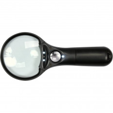 Лупа с LED осветление YATO, 2 лещи, 3X, 4.5X