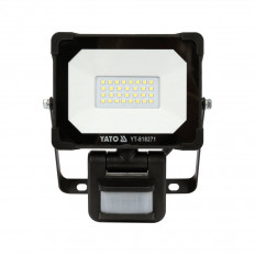 LED прожектор със сензор за движение YATO, 20 W, 1900 lm