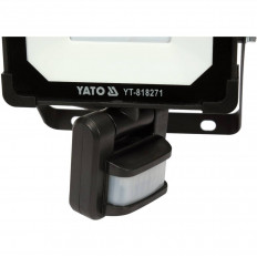 LED прожектор със сензор за движение YATO, 20 W, 1900 lm
