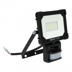 LED прожектор със сензор за движение YATO, 20 W, 1900 lm