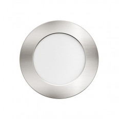 МЕБЕЛНА LED ЛУНА ЗА ВГРАЖДАНЕ, САТЕН НИКЕЛ, КРЪГ, 4W, CCT, 12V DC, IP44, 3000K/4000K/6500K