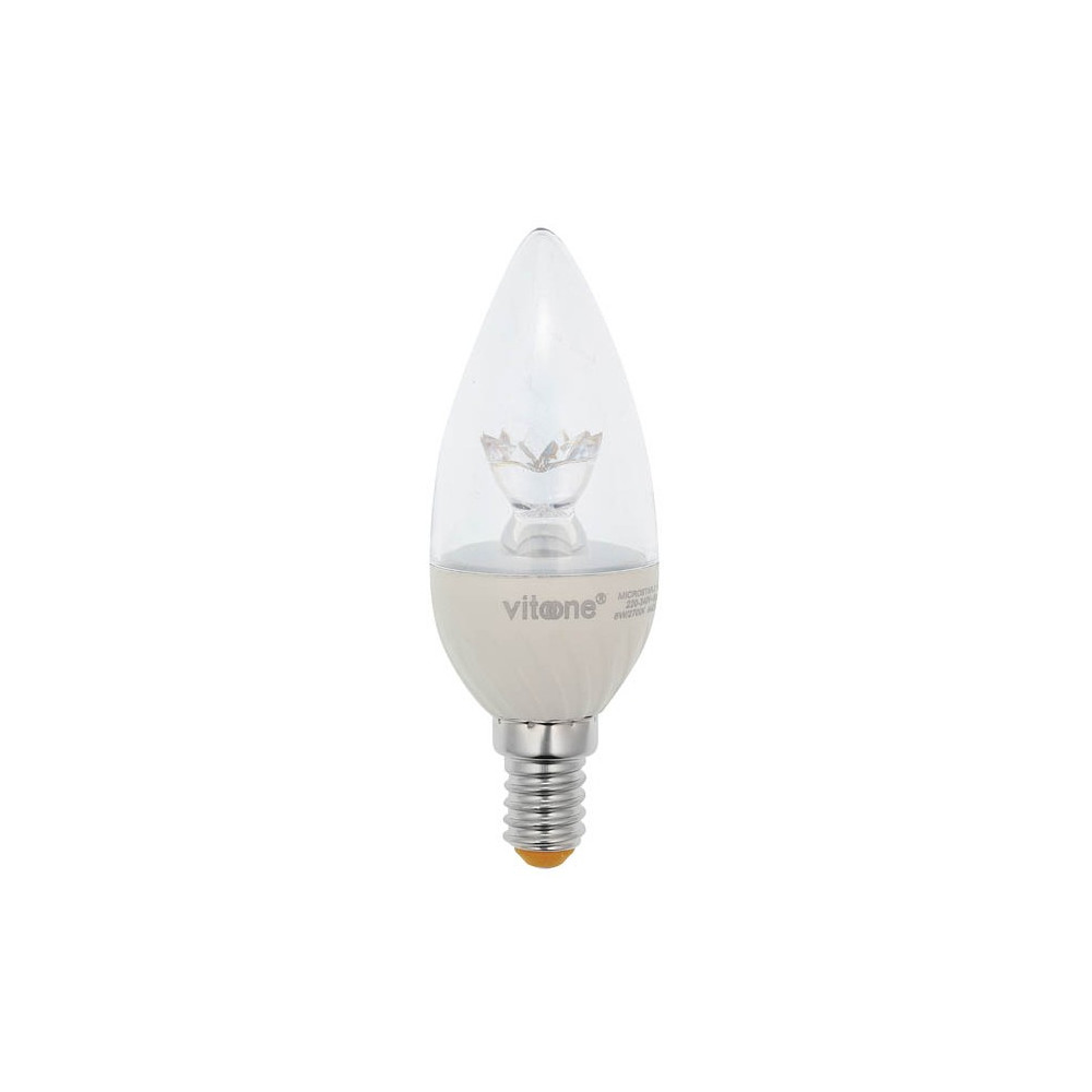 LED ДИМИРУЕМА КРУШКА MICROSTAR-2 СВЕЩ C37 E14 6W 414Lm 2700K (ТОПЛА СВЕТЛИНА) 1513820 VITO LED ДИМИРУЕМА КРУШКА MICROSTAR-2 СВЕЩ C37 E14 6W 414Lm 2700K (ТОПЛА СВЕТЛИНА) 1513820 VITO