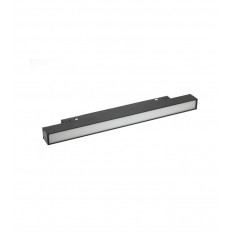 LED МАГНИТЕН ЛИНЕЕН ПРОЖЕКТОР MAGNA-S4 10W 800Lm 3000K (ТОПЛА СВЕТЛИНА) 120⁰ 300x22x25mm 48V ЧЕРЕН ЦВЯТ 2102000 VITO