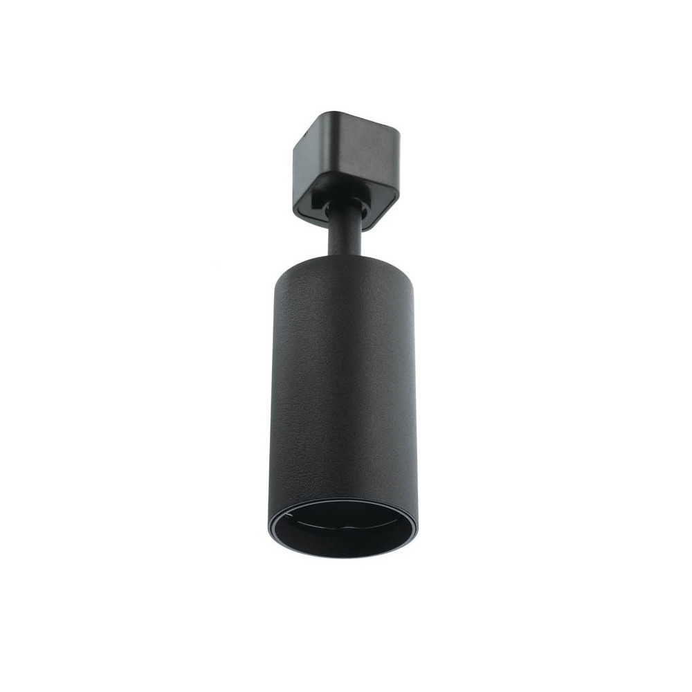 ПРОЖЕКТОР ЗА ШИНА МОНОФАЗЕН GU10  ЧЕРЕН ЦВЯТ LUMO T Φ55x100mm 2101950 VITO