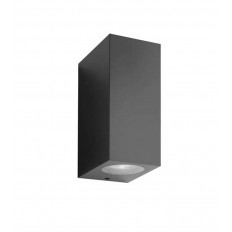 ФАСАДЕН АПЛИК ADRIA SQC2 GU10 ДВУПОСОЧНO ОСВЕТЯВАНЕ 92x160x70mm IP54 ПЛАСТМАСА ЦВЯТ АНТРАЦИТ 3230520 VITO