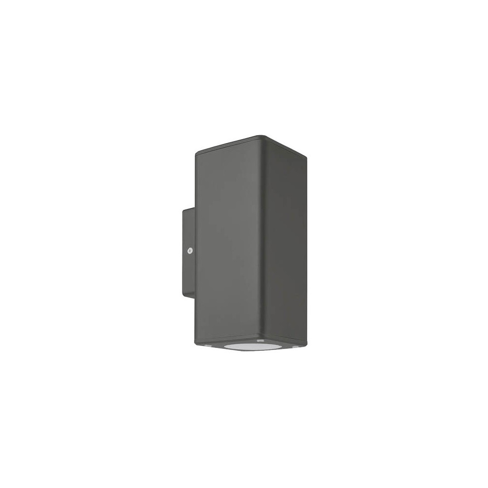 ФАСАДЕН АПЛИК ADRIA SQ2 GU10 ДВУПОСОЧНO ОСВЕТЯВАНЕ 76x186x99mm IP54 ПЛАСТМАСА ЦВЯТ АНТРАЦИТ 3230610 VITO ФАСАДЕН АПЛИК ADRIA SQ2 GU10 ДВУПОСОЧНO ОСВЕТЯВАНЕ 76x186x99mm IP54 ПЛАСТМАСА ЦВЯТ АНТРАЦИТ 3230610 VITO