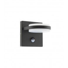 ФАСАДЕН АПЛИК WITH PIR SENSOR BERGEN-2D 12W 840Lm 4000K (НЕУТРАЛНА СВЕТЛИНА) UP-DOWN IP44 140x120x120mm ЦВЯТ АНТРАЦИТ 3230340