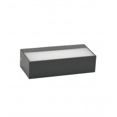 LED ФАСАДЕН АПЛИК ADRIA WL2 10W 650Lm 4000K (НЕУТРАЛНА СВЕТЛИНА) IP65 170x80x46mm ДВУПОСОЧНО ОСВЕТЯВАНЕ ЦВЯТ АНТРАЦИТ 3230470
