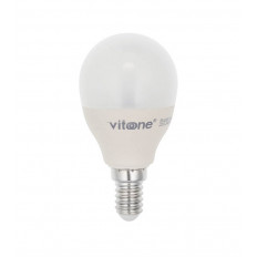 LED КРУШКА BASIS ТОПЧЕ G45 E14 6.5W 507Lm 2700K (ТОПЛА СВЕТЛИНА) 1515740 VITO