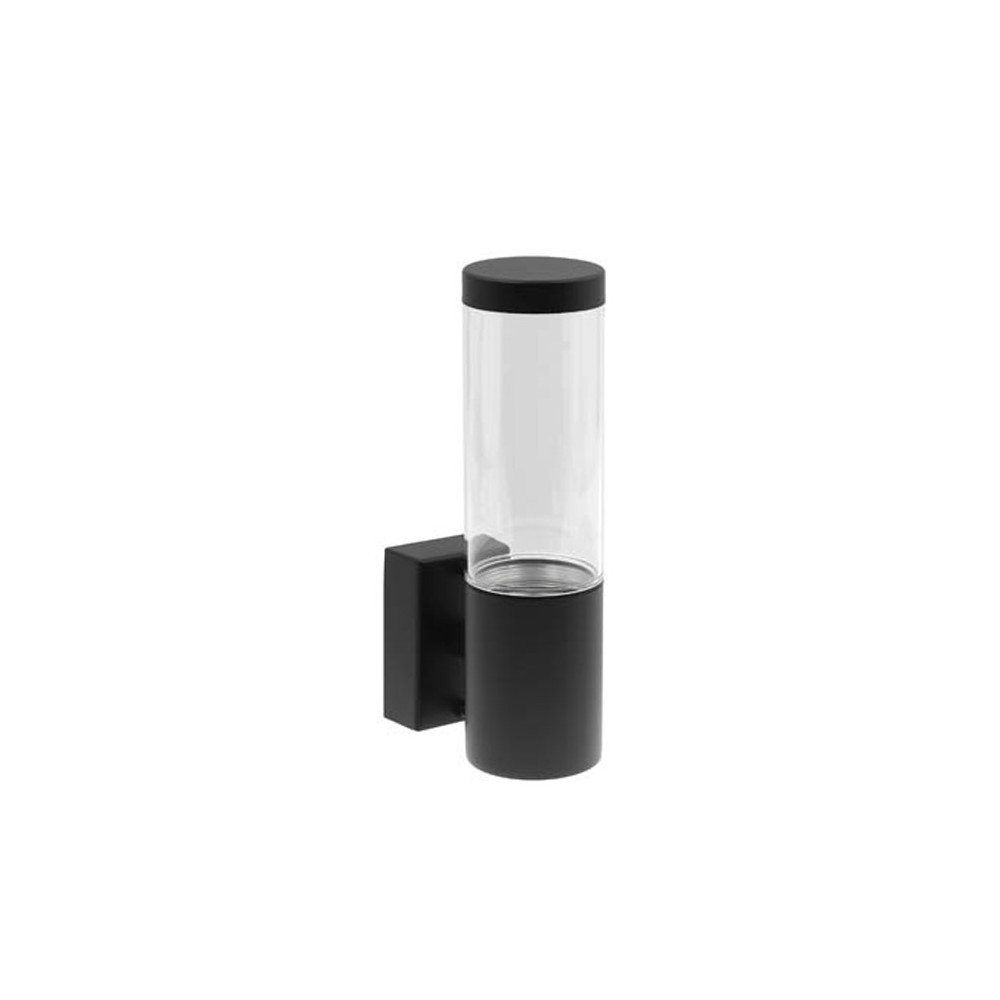 ФАСАДЕН АПЛИК RIGA-W1 1xGU10 IP44 Φ60x220x108mm ЧЕРЕН ЦВЯТ  3241400 VITO