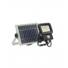 СОЛАРЕН LED ПРОЖЕКТОР SOLIS 10W 700Lm 6000K (СТУДЕНА СВЕТЛИНА) 3,7V 2200mAh IP65 ЧЕРЕН ЦВЯТ 3021960 VITO