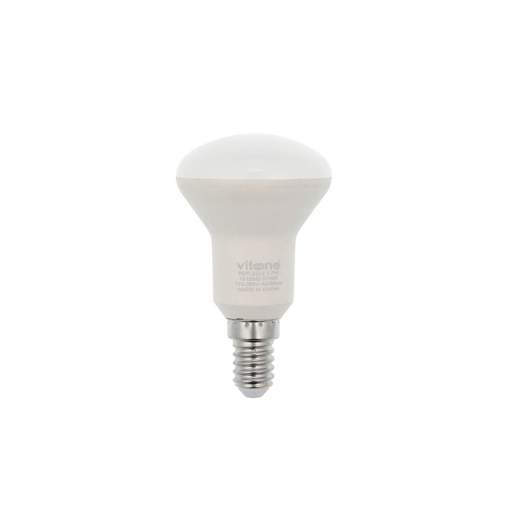 LED КРУШКА REFLED-2 R50 E14 7.7W 662Lm 2700K (ТОПЛА СВЕТЛИНА) 1512840 VITO LED КРУШКА REFLED-2 R50 E14 7.7W 662Lm 2700K (ТОПЛА СВЕТЛИНА) 1512840 VITO