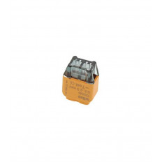 БЪРЗА КЛЕМА ЗА ЕДНОЖИЛЕН КАБЕЛ 2 ПОЗИЦИИ 24A 300V 0,5-2,5mm 7200060 VITO