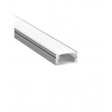 АЛУМИНЕВ ПРОФИЛ ЗА LED ЛЕНТА, ВЪНШЕН МОНТАЖ, ВЛАГОЗАЩИТЕН PROFILEX-S F01 17X6MM  IP44 2m 9930010 VITO