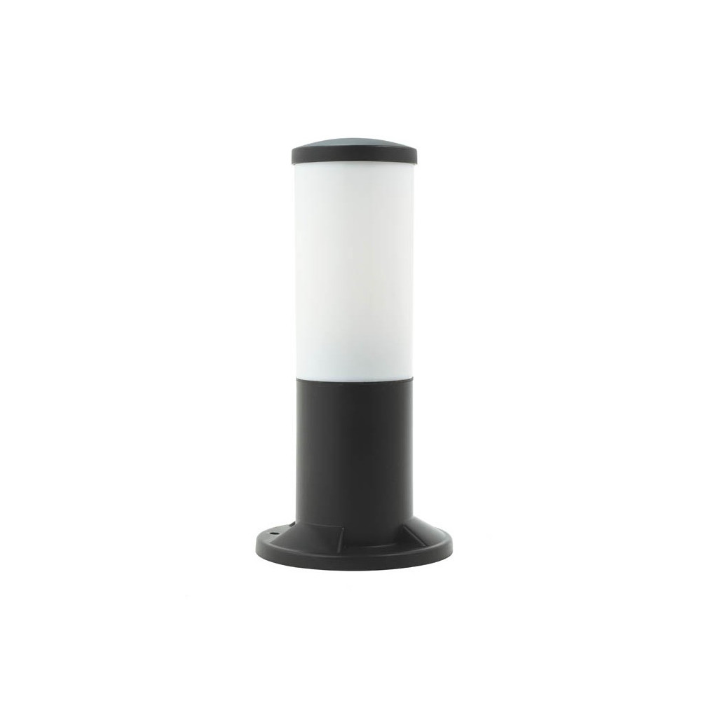 LED ГРАДНИСКО ОСВЕТИТЕЛНО ТЯЛО TRIESTE-30 1xE27 IP44 Φ95x160x300mm ЧЕРЕН ЦВЯТ  3241720 VITO