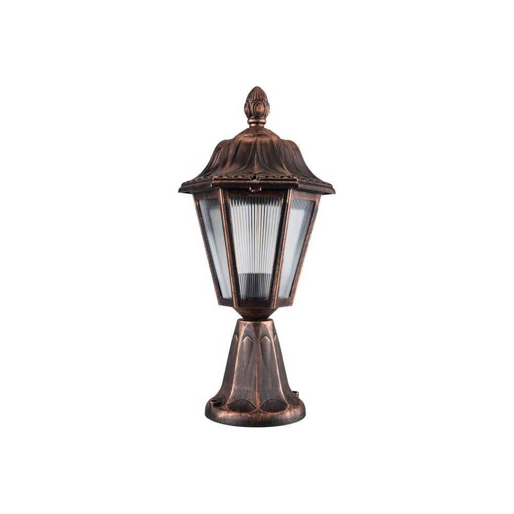 ГРАДИНСКИ ФЕНЕР VERONA-45 E27 ЧЕРЕН ЦВЯТ IP44 ПЛАСТМАСОВ Φ240x450mm АНТИК 3242090 VITO ГРАДИНСКИ ФЕНЕР VERONA-45 E27 ЧЕРЕН ЦВЯТ IP44 ПЛАСТМАСОВ Φ240x450mm АНТИК 3242090 VITO