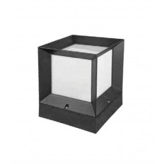 ГРАДИНСКИ ОСВЕТИТЕЛ КУБ  CUBO E27 IP44 ПЛАСТМАСОВ 225x225x280mm ЧЕРЕН ЦВЯТ 3242260 VITO