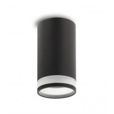 ЛУНА ЗА ВЪНШЕН МОНТАЖ LUMO-CS GU10 Φ55x100mm ЧЕРЕН С ПРОЗРАЧНА ЧАСТ 2102290 VITO