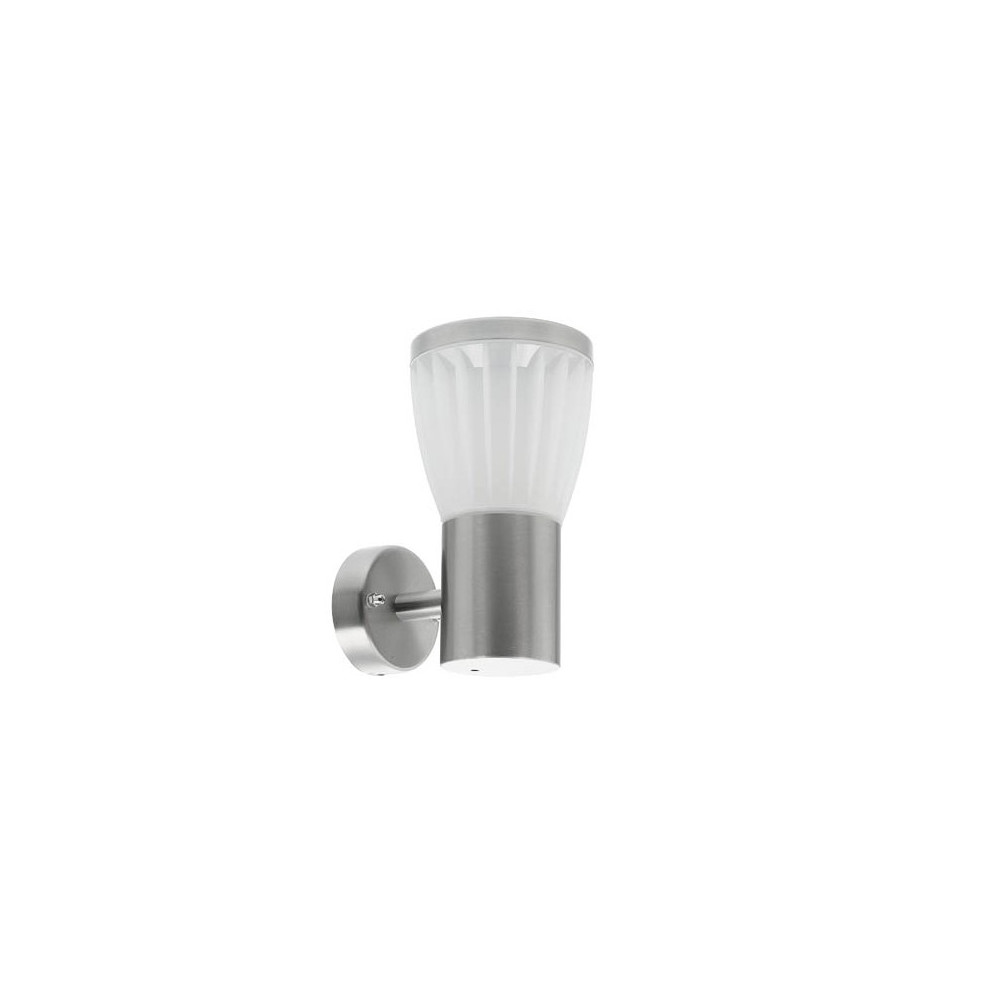 ФАСАДЕН АПЛИК MURCIA-W1 1xE27 IP44 Φ120x230x155mm INOX 3241470 VITO