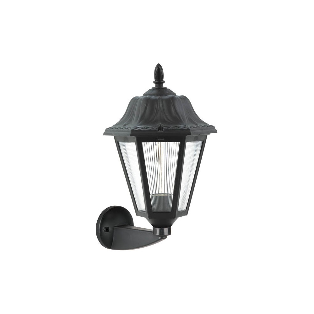 ФАСАДЕН ФЕНЕР VERONA-W E27 ЧЕРЕН ЦВЯТ IP44 ПЛАСТМАСОВ 280x390mm ЧЕРЕН ЦВЯТ 3242070 VITO