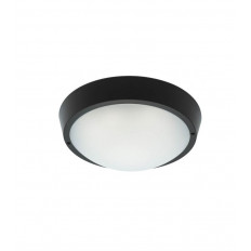 LED ВЪНШЕН ТЕХНИЧЕСКИ ОСВЕТИТЕЛ LUZ-BRN 25W 1700Lm 4000K (НЕУТРАЛНА СВЕТЛИНА) IP65 Φ270x93mm ЧЕРЕН ЦВЯТ 3401010 VITO