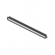 LED ЛИНЕЕН ОСВЕТИТЕЛ ЗА ВГРАЖДАНЕ PROFILED-RL1 65x45x1200mm 42W 3000K (ТОПЛА СВЕТЛИНА) 4200Lm ЧЕРЕН ЦВЯТ 2425020 VITO