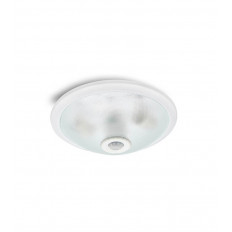 ПЛАФОН ЗА ВЪНШЕН МОНТАЖ  С PIR СЕНЗОР 2xE27 LIKYA Φ295x95mm БЯЛ ЦВЯТ 2022660 VITO