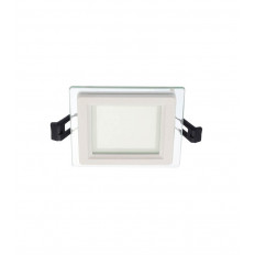 LED КВАДРАТЕН ПАНЕЛMOUNTED WITH GLASS LENA-SG 100x100x40mm 6W 564Lm 3000K (ТОПЛА СВЕТЛИНА) 2023490 VITO МОНТАЖЕН ОТВОР 75x75