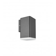 LED ФАСАДЕН АПЛИК ADRIA SQL1 4W 260Lm 4000K (НЕУТРАЛНА СВЕТЛИНА) IP65 76x155x99mm ЦВЯТ АНТРАЦИТ 3230570 VITO