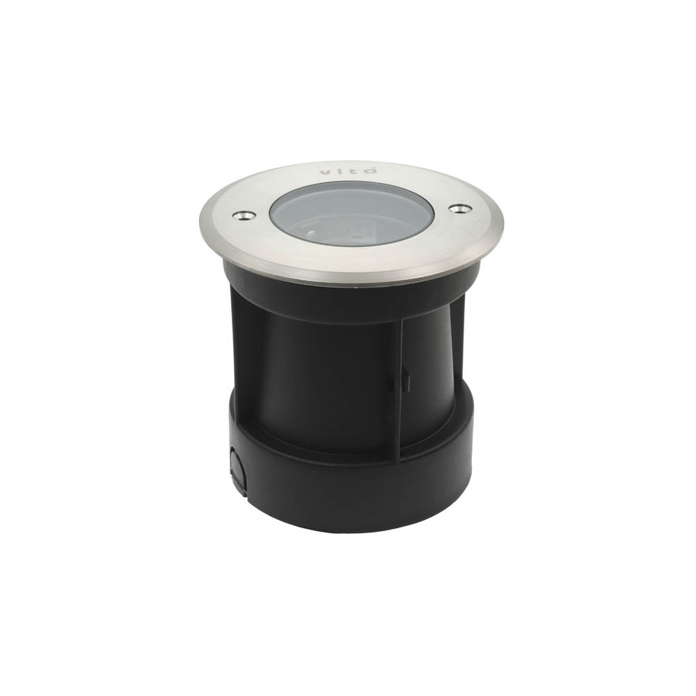 ГРАДИНСКИ ОСВЕТИТЕЛ ЗА ЗЕМЯ GRANDE 18 E27 IP67, НИКЕЛ Φ185mm 3200160 VITO ГРАДИНСКИ ОСВЕТИТЕЛ ЗА ЗЕМЯ GRANDE 18 E27 IP67, НИКЕЛ Φ185mm 3200160 VITO