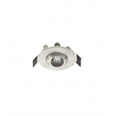 LED СПОТ ЗА ВГРАЖДАНЕ RITA 3 КРЪГЪЛ 1W 98Lm 3000K (ТОПЛА СВЕТЛИНА) Φ53x30mm INOX 2021600 VITO