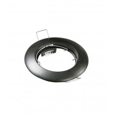 ЛУНА ЗА ВГРАЖДАНЕ КРЪГЛА METALLICA R GU10 Φ80mm ЧЕРЕН ЦВЯТ  2012910 VITO