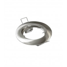 ЛУНА ЗА ВГРАЖДАНЕ КРЪГЛА METALLICA R GU10 Φ80mm NICKEL MAT  2012920 VITO