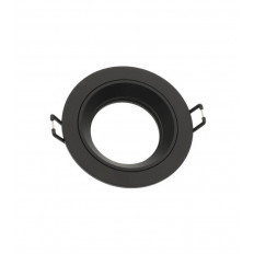 ЛУНА ЗА ВГРАЖДАНЕ КРЪГЛА  OLA D11  GU10 Φ90x28mm ЧЕРЕН ЦВЯТ 2012560 VITO