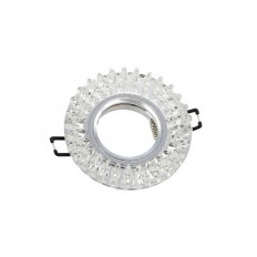 КРЪГЪЛ ЛУНА ЗА ВГРАДЕН МОНТАЖ PALACE-03 GU5.3 MR16 ХРОМ И СТЪКЛО Φ95x22mm
 2012150 VITO